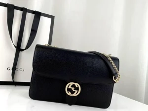 Repliche Borse Gucci Interlocking Gg Leather Crossbody Bag 28Cm 510303